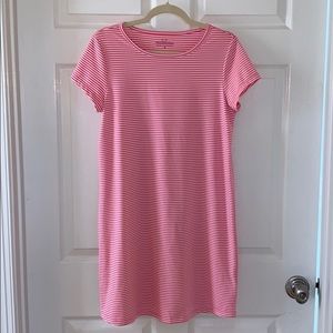 Vineyard Vines pink/white stripe dress, size small